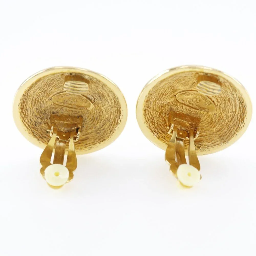 CHANEL Vintage Gold Earrings